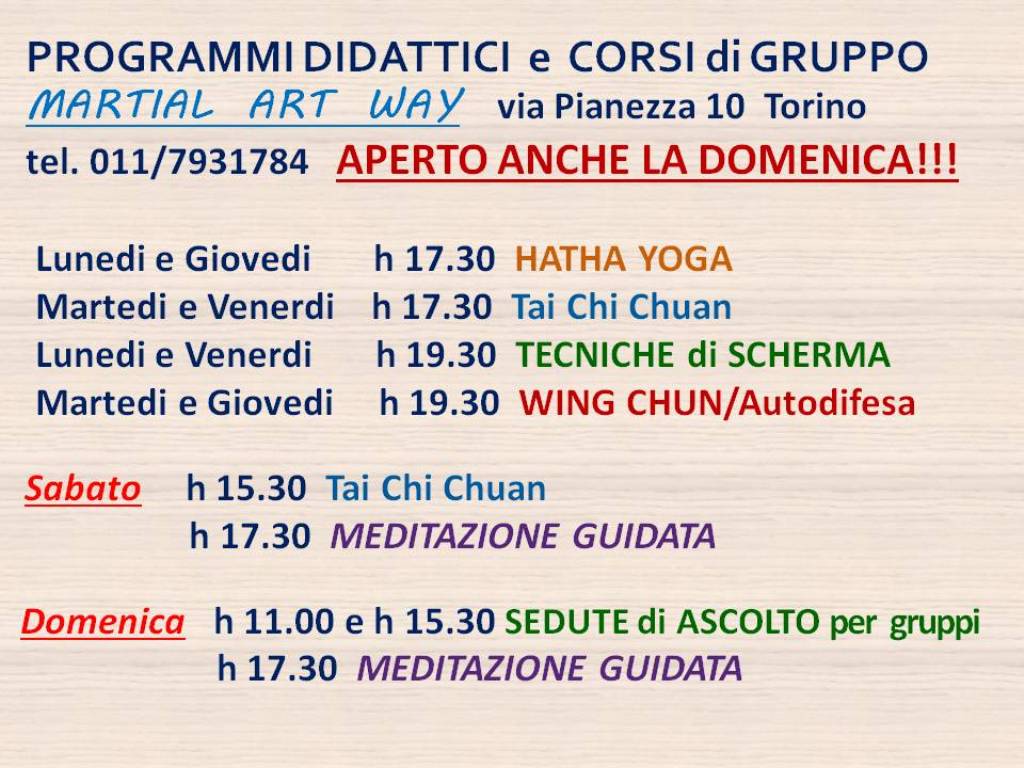 pag. dei corsi BIG