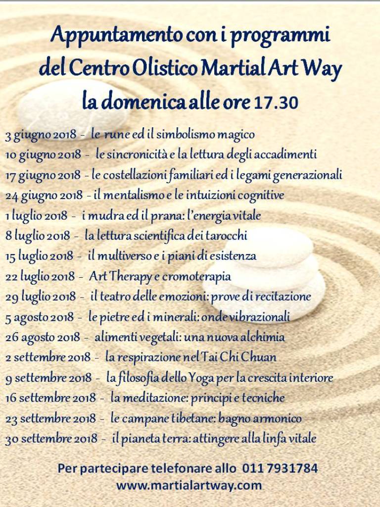 le domeniche del centro olistico maxi